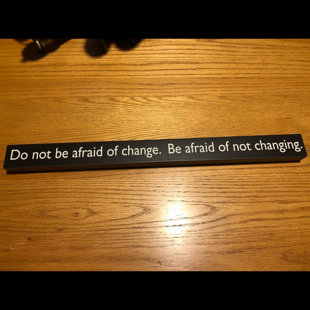 Set of 2 hallmark wooden signs 24in long